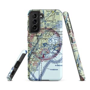 Wallops Flight Facility Airport (WAL) VFR Sectional Samsung Phone Case