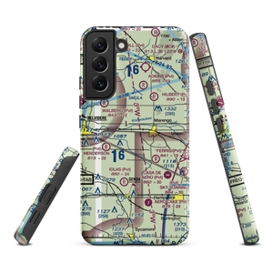 Walpole Airport (64IL) VFR Sectional Samsung Phone Case
