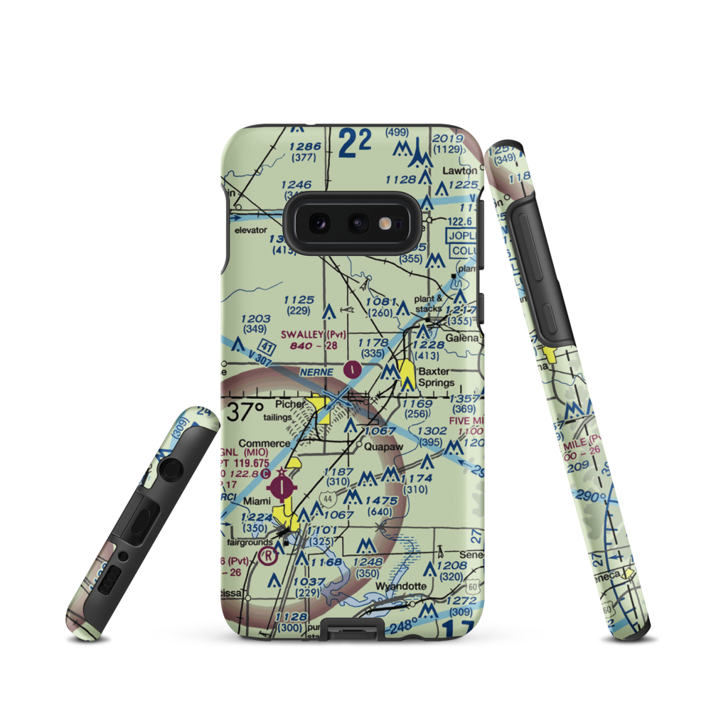 Walter A Swalley Airpark (78KS) VFR Sectional Samsung Phone Case Samsung Galaxy S10e model shown