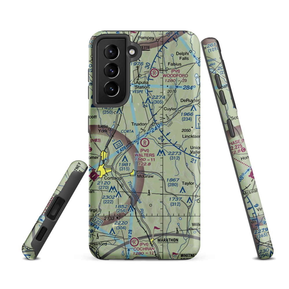 Walter's Field (42NY) VFR Sectional Samsung Phone Case Samsung Galaxy S21 FE model shown