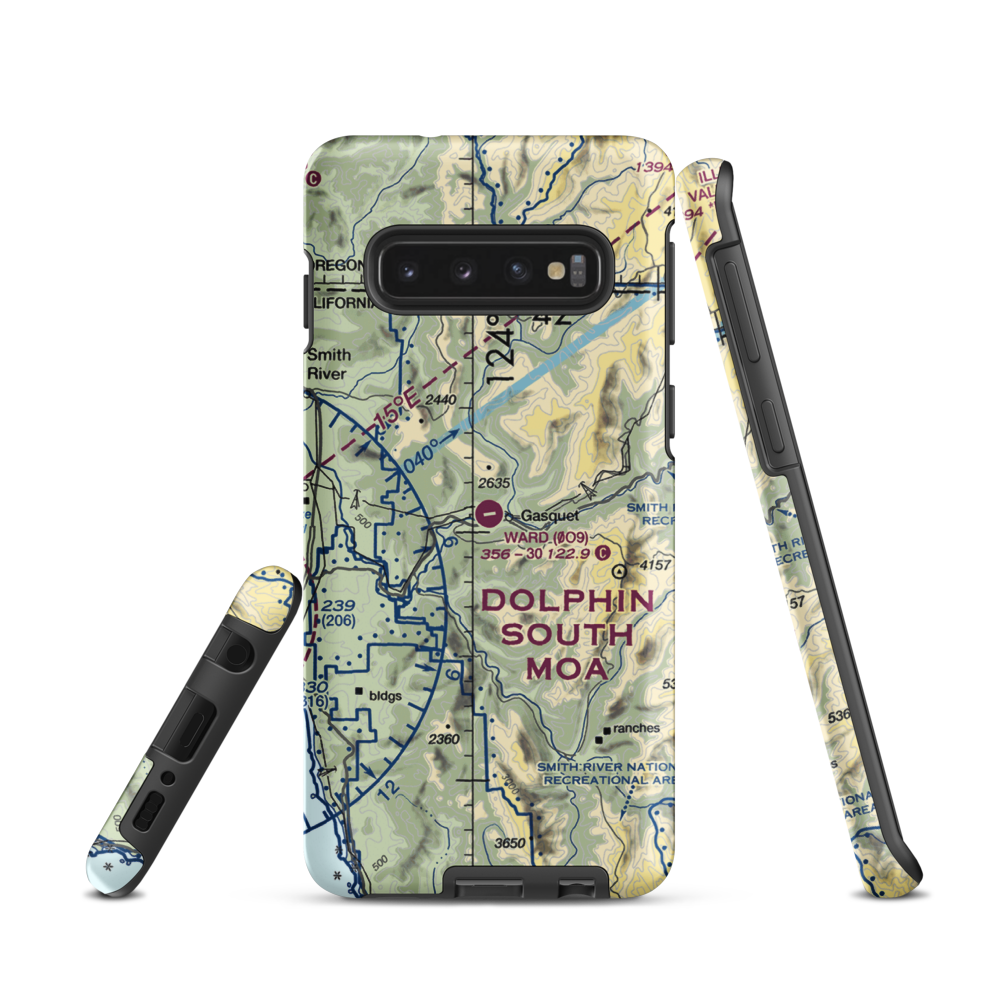 Ward Field (0O9) VFR Sectional Samsung Phone Case Samsung Galaxy S10 model shown