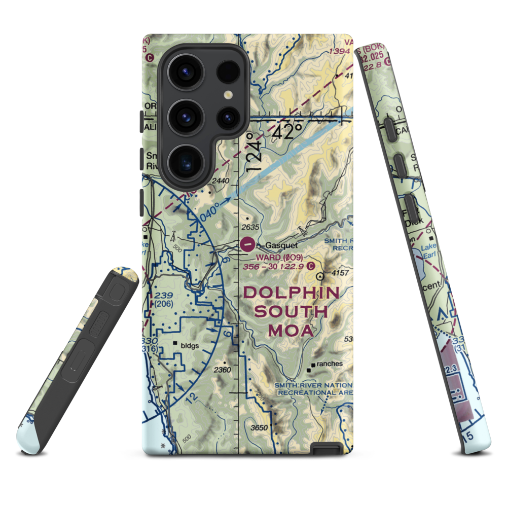 Ward Field (0O9) VFR Sectional Samsung Phone Case Samsung Galaxy S23 Ultra model shown