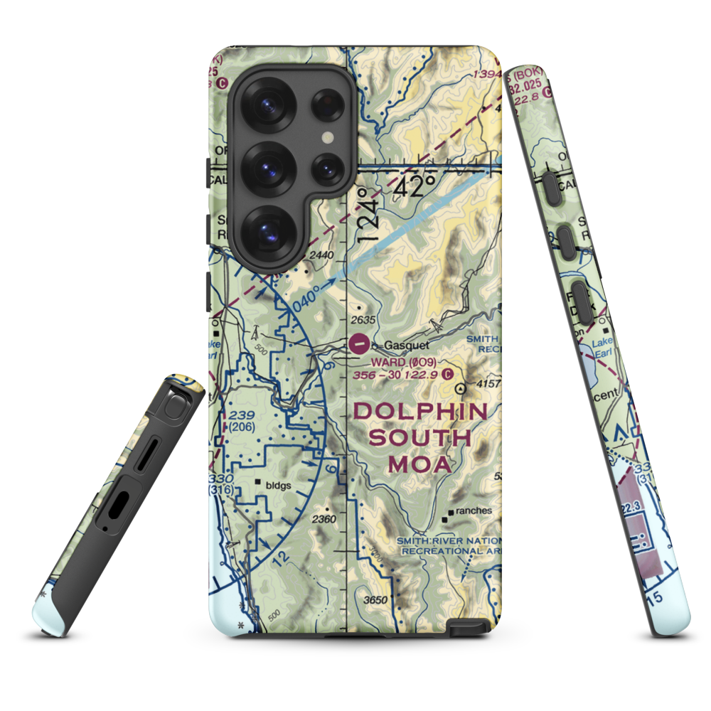 Ward Field (0O9) VFR Sectional Samsung Phone Case Samsung Galaxy S25 Ultra model shown