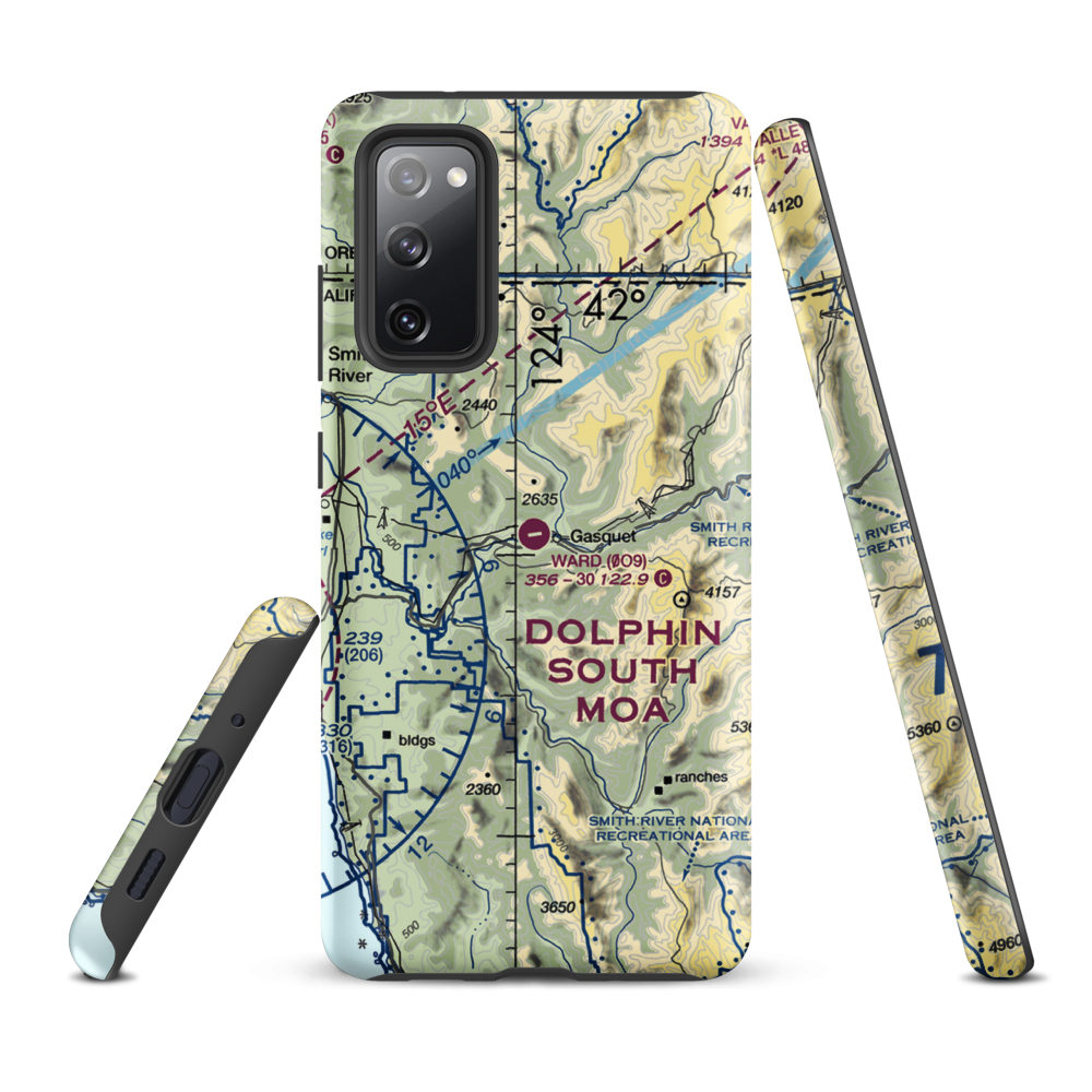 Ward Field (0O9) VFR Sectional Samsung Phone Case Samsung Galaxy S20 FE model shown