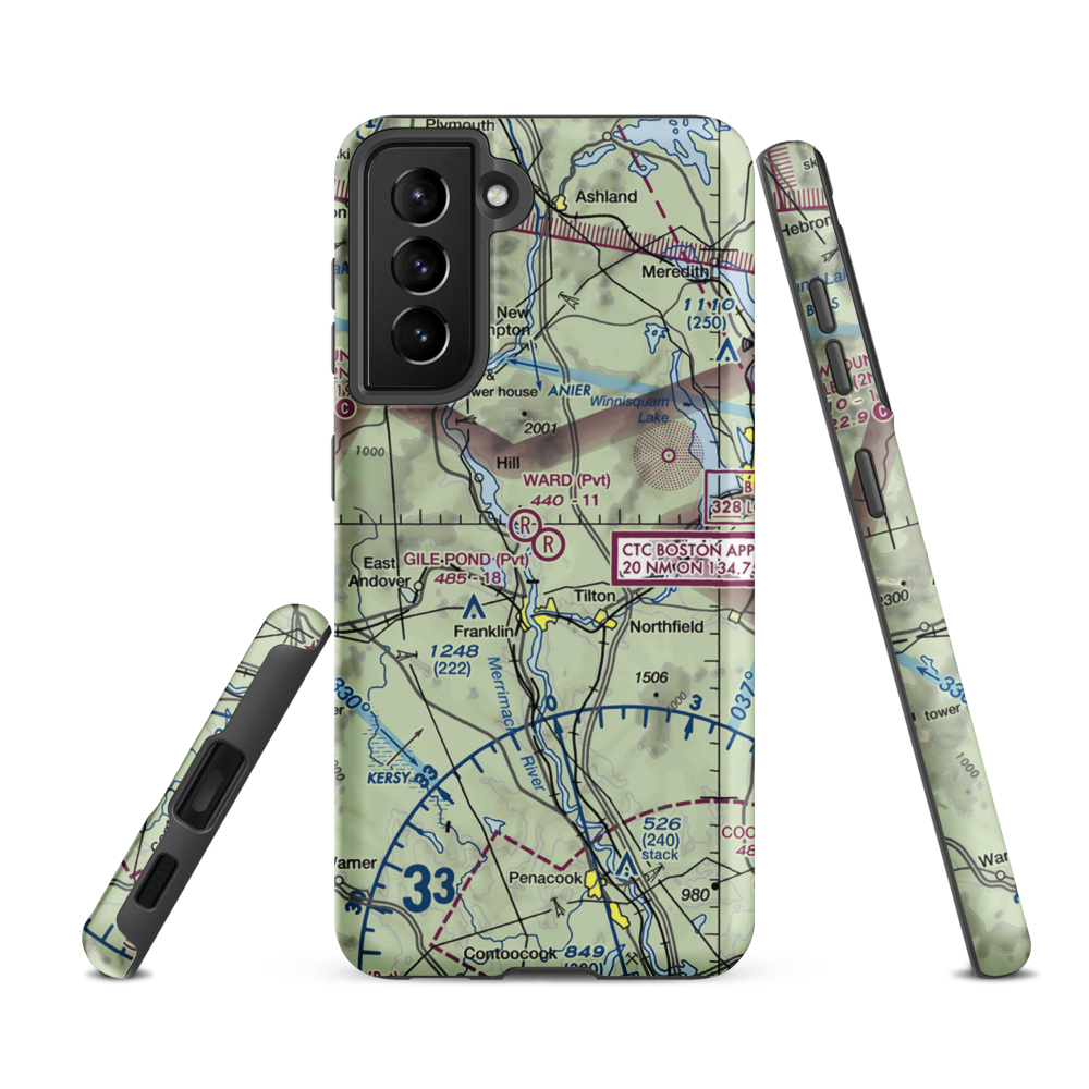 Ward Field (NH20) VFR Sectional Samsung Phone Case Samsung Galaxy S21 FE model shown