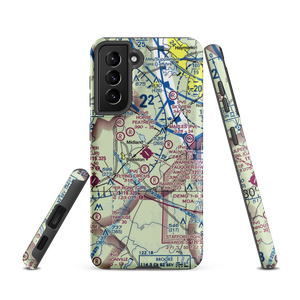 Warrenton Fauquier Airport (HWY) VFR Sectional Samsung Phone Case