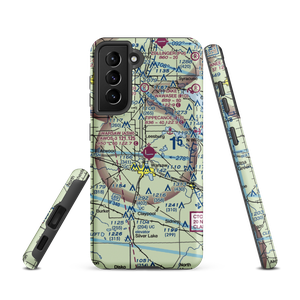 Warsaw Municipal Airport (ASW) VFR Sectional Samsung Phone Case