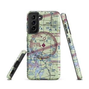 Warsaw Municipal Airport (RAW) VFR Sectional Samsung Phone Case