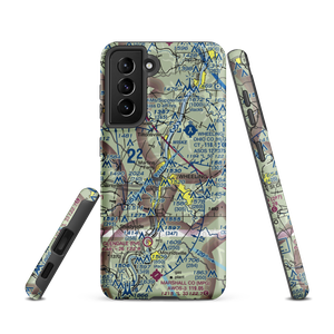 Warwood - Martins Ferry Seaplane Base (WV43) VFR Sectional Samsung Phone Case