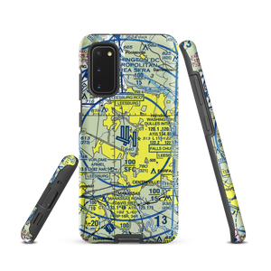 Washington Dulles International Airport (IAD) VFR Sectional Samsung Phone Case