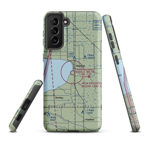 Waskish Municipal Airport (VWU) VFR Sectional Samsung Phone Case