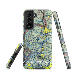 Waterbury Oxford Airport (OXC) VFR Sectional Samsung Phone Case