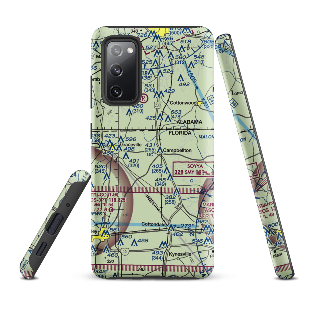 Watson Airport (US-0234) VFR Sectional Samsung Phone Case Samsung Galaxy S20 FE model shown