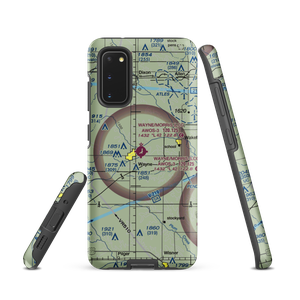 Wayne Municipal Airport (LCG) VFR Sectional Samsung Phone Case