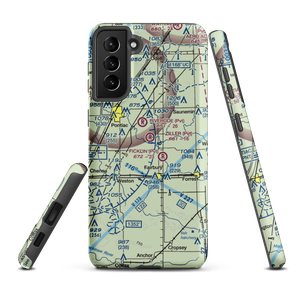 Wayne Ziller Jr Airport (4IL2) VFR Sectional Samsung Phone Case