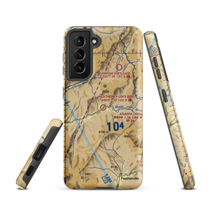 Weatherby US Forest Service Airport (52U) VFR Sectional Samsung Phone Case