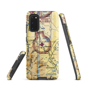 Weed Airport (O46) VFR Sectional Samsung Phone Case