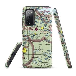 Weiker Airport (82D) VFR Sectional Samsung Phone Case