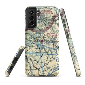 Welch Municipal Airport (I25) VFR Sectional Samsung Phone Case