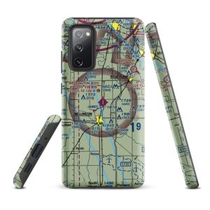 Wellington Municipal Airport (EGT) VFR Sectional Samsung Phone Case