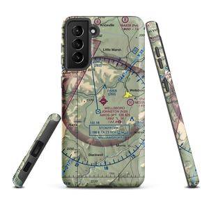 Wellsboro Johnston Airport (N38) VFR Sectional Samsung Phone Case