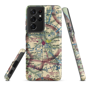 Wellsville Municipal Arpt,Tarantine Field (ELZ) VFR Sectional Samsung Phone Case