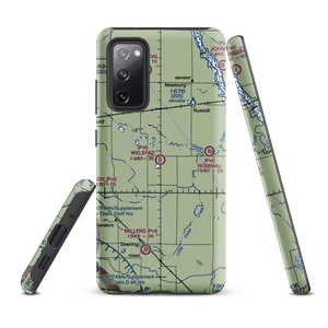 Welstad Farms Airstrip (NA73) VFR Sectional Samsung Phone Case
