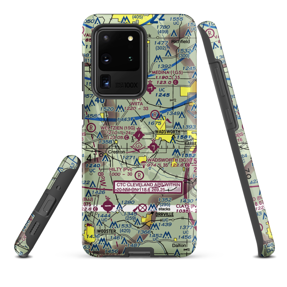 Weltzien Skypark Airport (15G) VFR Sectional Samsung Phone Case Samsung Galaxy S20 Ultra model shown