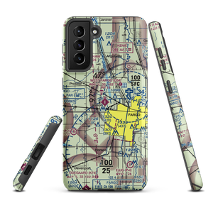 West Fargo Municipal Airport (D54) VFR Sectional Samsung Phone Case