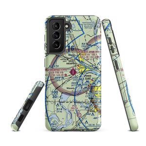 West Memphis Municipal Airport (AWM) VFR Sectional Samsung Phone Case