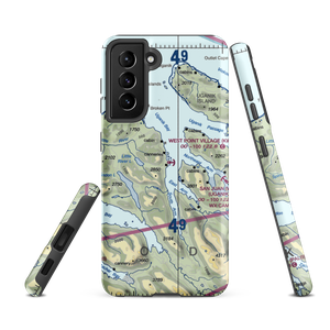 West Point Village Seaplane Base (KWP) VFR Sectional Samsung Phone Case