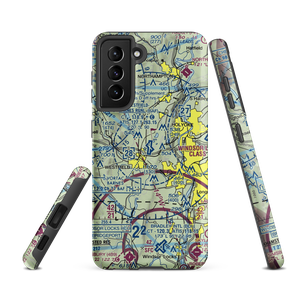 Westfield-Barnes Regional Airport (BAF) VFR Sectional Samsung Phone Case