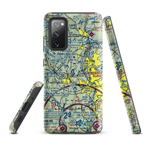 Westfield-Barnes Regional Airport (BAF) VFR Sectional Samsung Phone Case