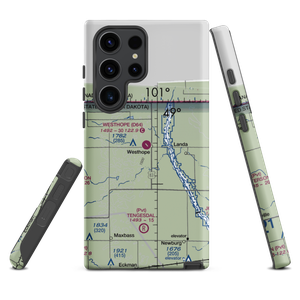 Westhope Municipal Airport (D64) VFR Sectional Samsung Phone Case