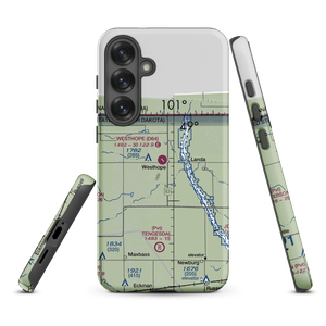 Westhope Municipal Airport (D64) VFR Sectional Samsung Phone Case