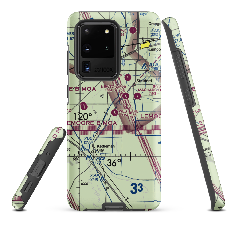 Westlake Farms Airport (92CA) VFR Sectional Samsung Phone Case Samsung Galaxy S20 Ultra model shown