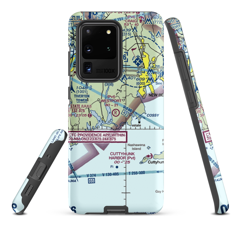 Westport Airport (3MA5) VFR Sectional Samsung Phone Case Samsung Galaxy S20 Ultra model shown
