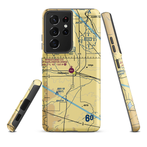 Wheatland County At Harlowton Airport (HWQ) VFR Sectional Samsung Phone Case