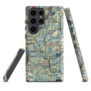 White Birch Airport (NK68) VFR Sectional Samsung Phone Case