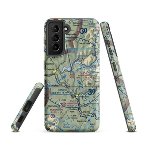 White Birch Airport (NK68) VFR Sectional Samsung Phone Case