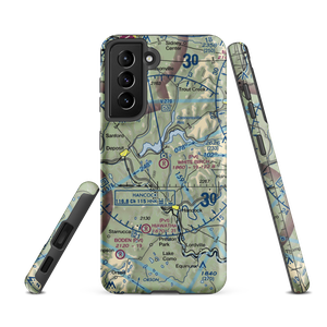 White Birch Airport (NK68) VFR Sectional Samsung Phone Case