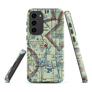 White Cloud Airport (42C) VFR Sectional Samsung Phone Case