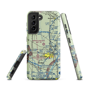 White Cloud Flying Field (MU23) VFR Sectional Samsung Phone Case