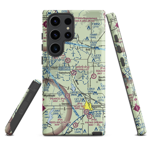 White Farms Airport (36KS) VFR Sectional Samsung Phone Case