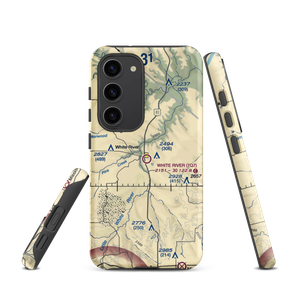 White River Municipal Airport (7Q7) VFR Sectional Samsung Phone Case