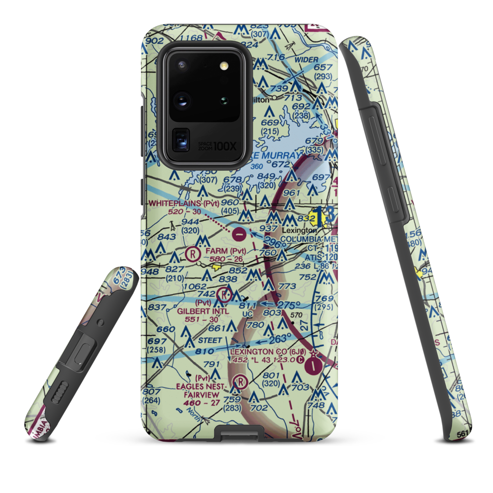 Whiteplains Airport (9SC) VFR Sectional Samsung Phone Case Samsung Galaxy S20 Ultra model shown