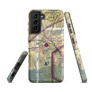 Wickenburg Municipal Airport (E25) VFR Sectional Samsung Phone Case