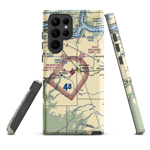 Wilbur Airport (2S8) VFR Sectional Samsung Phone Case