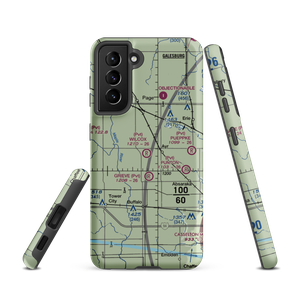 Wilcox Farm Airport (ND78) VFR Sectional Samsung Phone Case