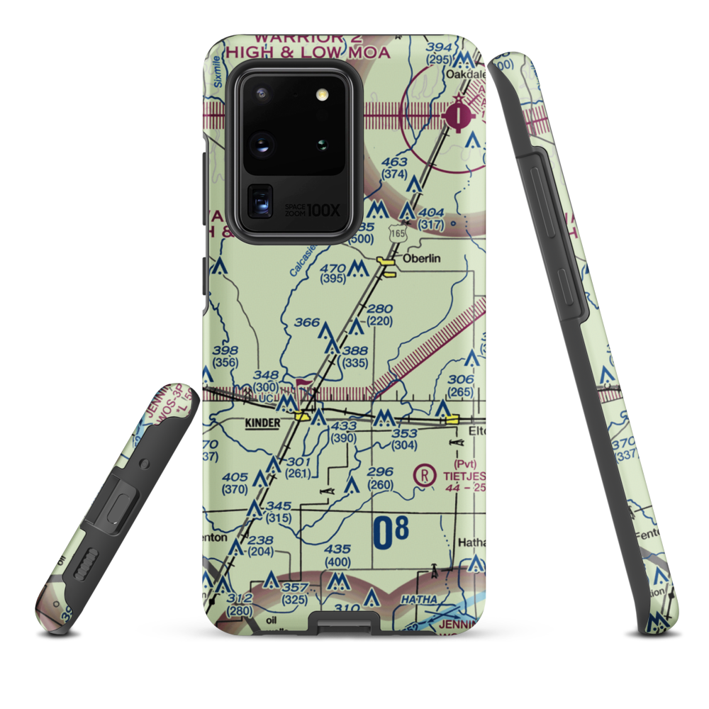 Wilder Airport (3LA1) VFR Sectional Samsung Phone Case Samsung Galaxy S20 Ultra model shown